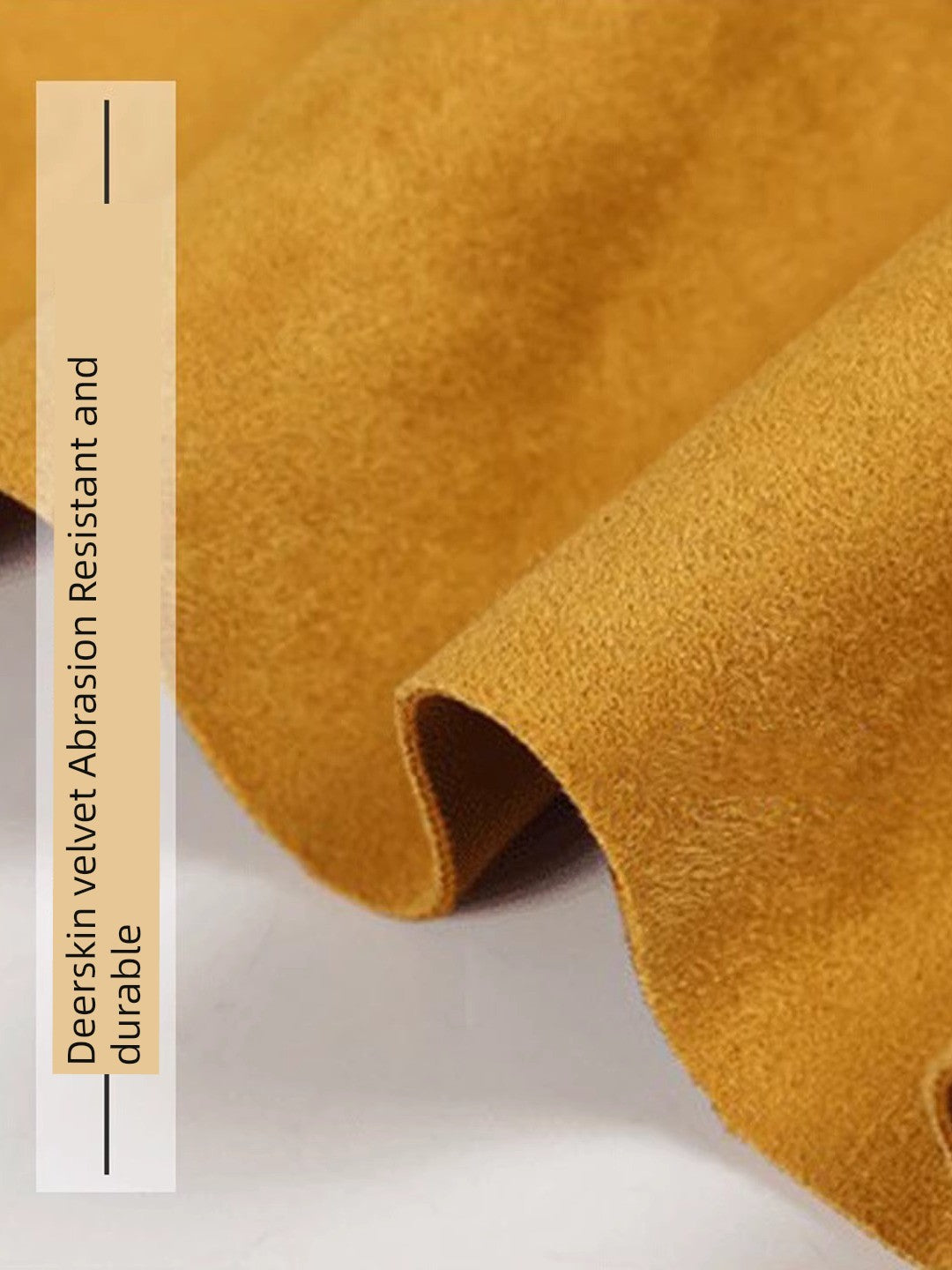 Ginger Air Layer Suede Fabric Pure Color Trench Coat Dress Suede Fabric Sofa Cover Special Fabric Shopifynow