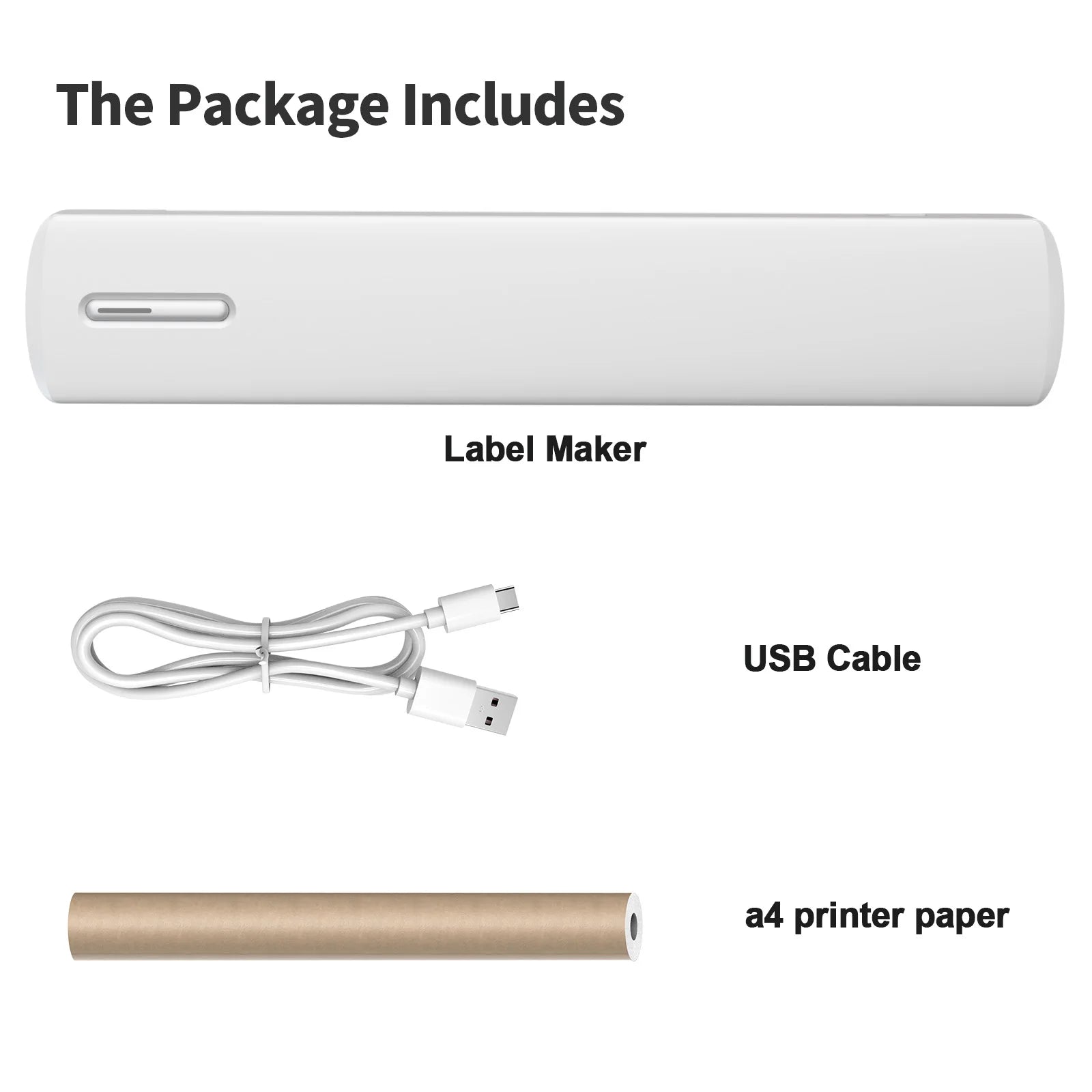 Portable Printer Wireless Inkless Thermal A4 C80 300DPI US-letter Mobile Printer Support Android iOS for Travel Work Home Shopifynow