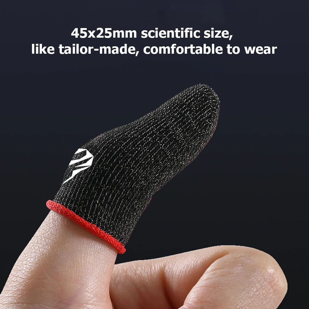 5/10Pairs Gaming Finger Sleeve Anti-slip Fingertip Cover Breathable Sweatproof Fingertips Thumb Gloves For PUBG Mobile Game Shopifynow