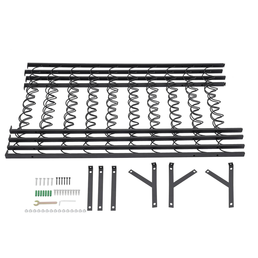 10-Tier Wine Bottle Holders Stand storage Rack Floor Mount Space Saving 100 Bottles Capacity Shopifynow