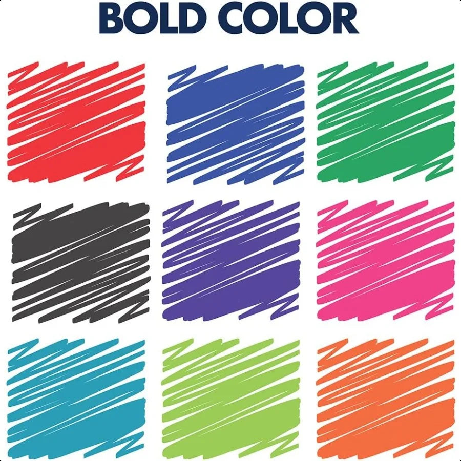 Dry Erase Markers Whiteboard Markers Fine Tip EnduraGlide BOLD COLOR Assorted Classic and Neon Colors 12 Pack 500121M