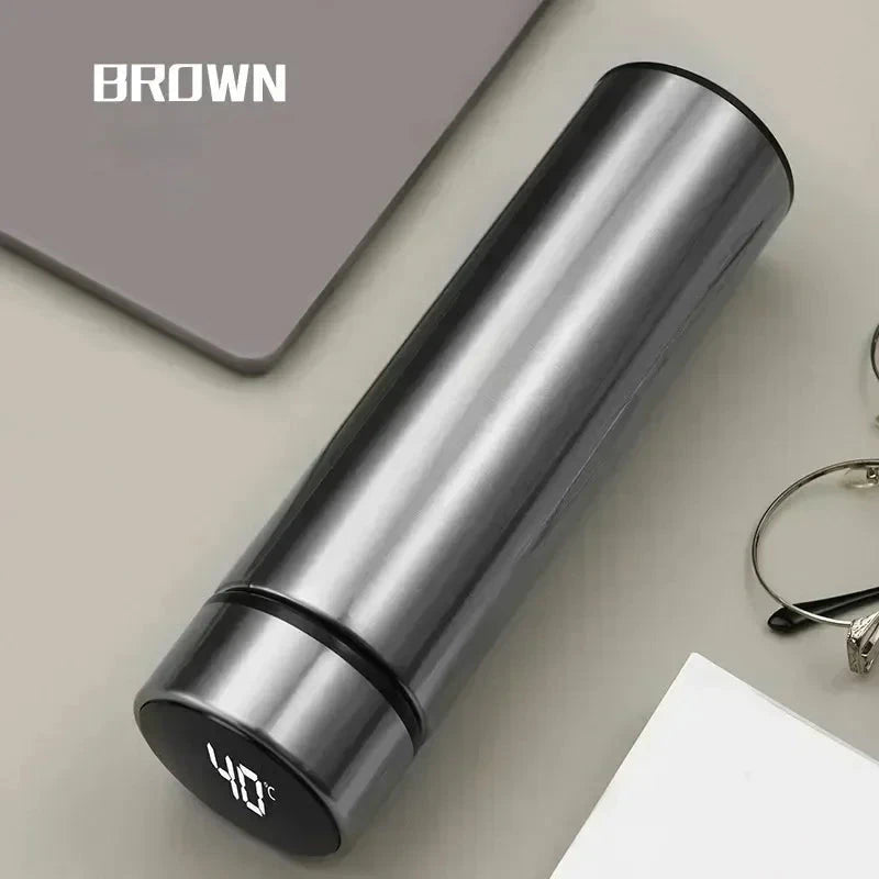 500ml Stainless Steel Thermos Bottle with Digital Temperature Display LED Intelligent Temperature Measurement Cup Vacuum Flask Shopifynow