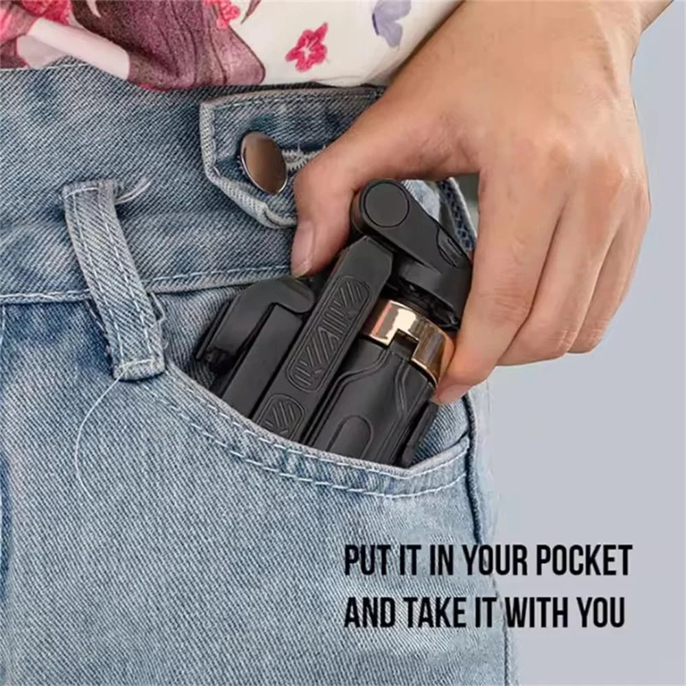 2025 new Selfie Stick Tripod with Wireless Bluetooth Remote, Portables Foldable Stand for iPhone Smartphone Vlog Shooting Record - Shopifynow