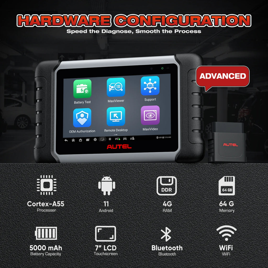 Autel MaxiCOM MK808BT PRO OBD2 Scanner Car Bi-directional Diagnostic Tool OBD2 Code Reader All System Diagnostic PK MK808KBT - Shopifynow
