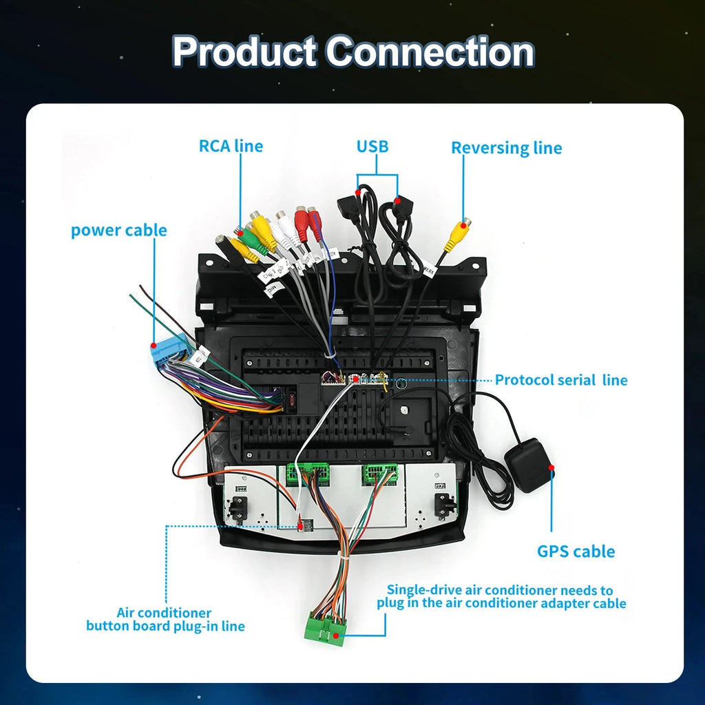 10.1 Inch Android13 Wireless Car Carplay Android Navigation Reversing Camera All-in-one 2+32G CarPlay GPS For Honda Accord 03-07 Shopifynow