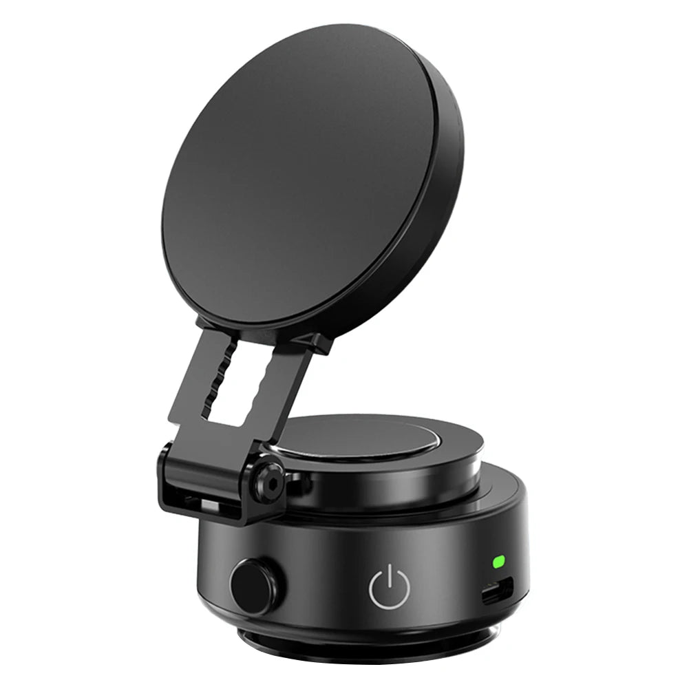 For Magsafe Magnetic Vacuum Car Phone Holder 360° Rotatable Folding Intelligent Car Mount Magnetic Car Stable Holder for iPhone - Shopifynow