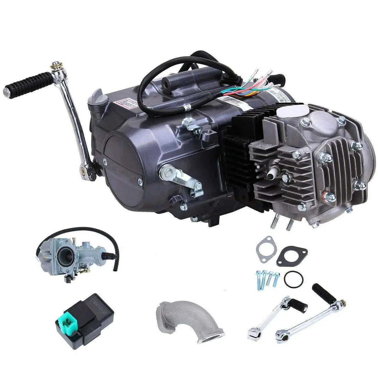 125CC Manual Clutch Dirt Bike Engine Motor Complete Kit For HONDA CRF50 / CRF70 / XR50 / XR70 / Z50 / Z50R / CT70 Mini Trail Shopifynow