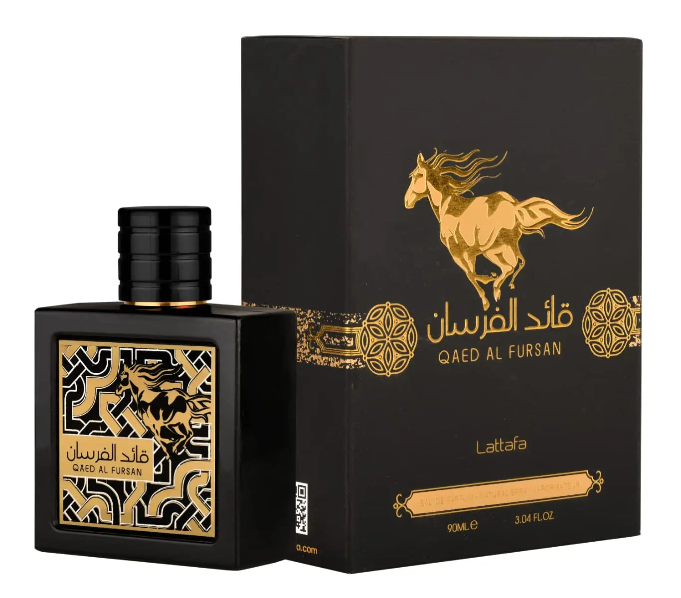 Lattafa Qaed Al Fursan for Men Eau de Parfum Spray, 3.04 Ounce Shopifynow