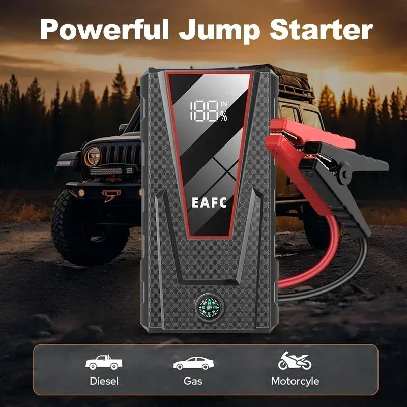 2000A/1200A/600A Car Jump Starter Power Bank Car Battery Booster Charger 12V Starting Device Petrol Diesel-Car Starter Buster - Shopifynow