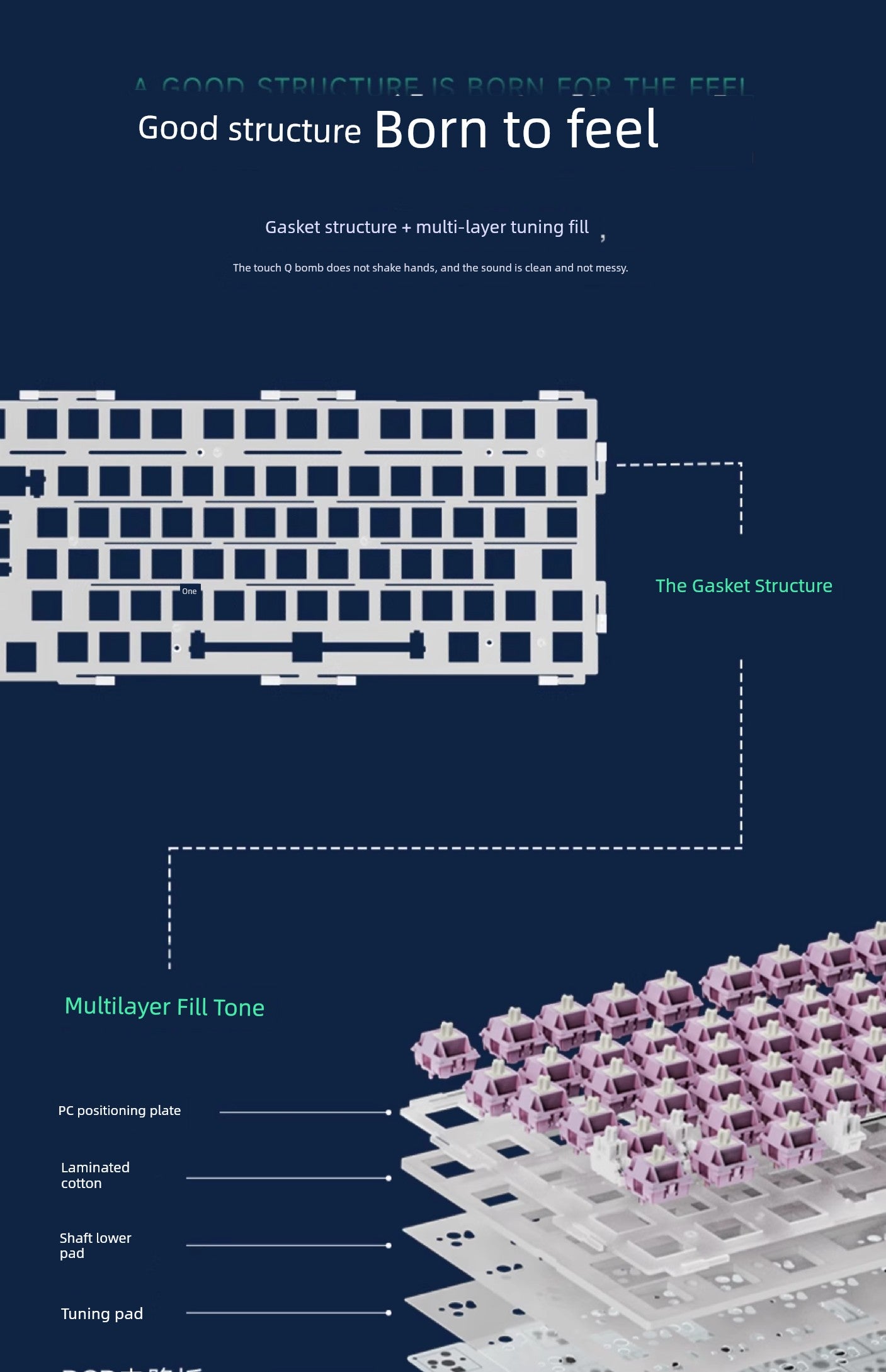 Ikbc Three-Mode RGB Backlit Mechanical Keyboard K87 Customized Wireless Keyboard Boys Specially for Gaming 87 Keys Shopifynow