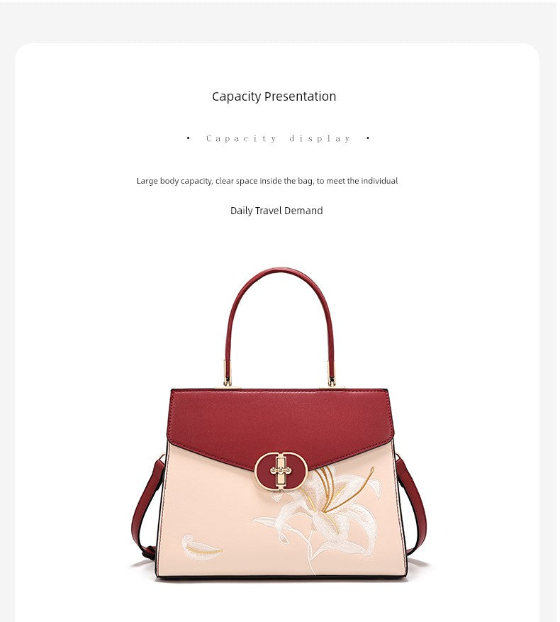 Chinese Style Mother Bag Wedding Bag Female Fancy Middle-Aged Red Wedding Bag Elegant Mother-in-Law Wedding Handbag Shopifynow