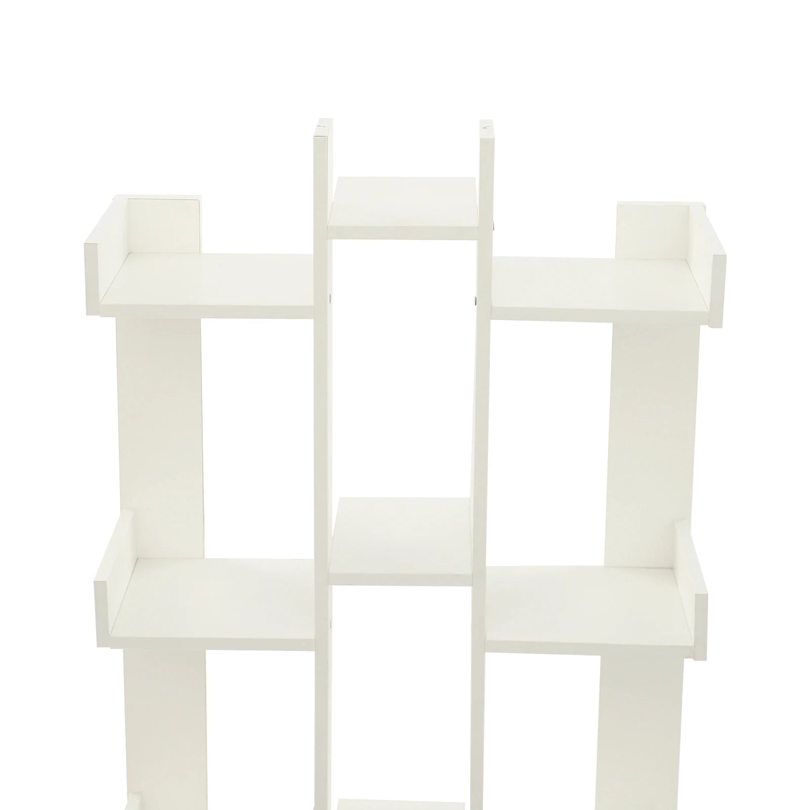 Bookcase 15-Compartment Bookcase with Cabinet Floor Standing Bookcase Each Tier Load Capacity About 5kg For Study Rooms Offices