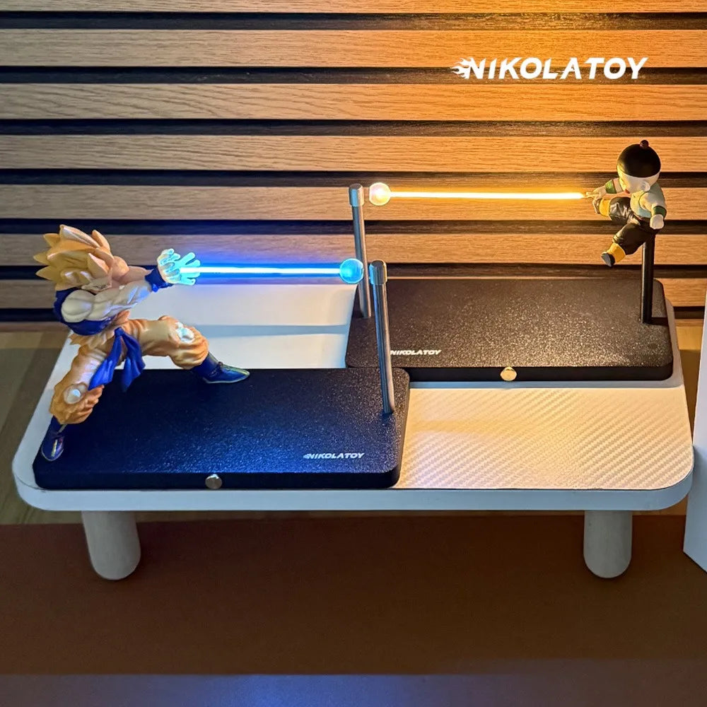 Dragon Ball Super Saiyan Son Goku Chaozu Figure Dynamic Wave Kamehameha Wave Night Light Decoration Ornament Toys Gift Shopifynow