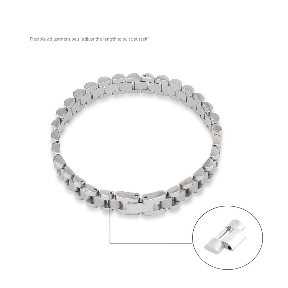 INS Street Hip-Hop Misae Same Style Stylish Minimalist Retro Titanium Steel Watch Tank Chain 18K Domineering Ring Men's Fashion Shopifynow