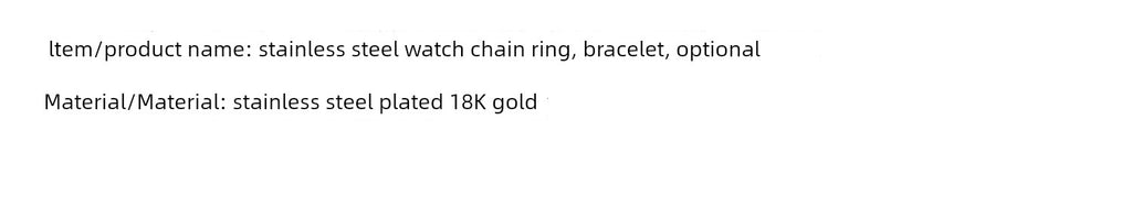 INS Street Hip-Hop Misae Same Style Stylish Minimalist Retro Titanium Steel Watch Tank Chain 18K Domineering Ring Men's Fashion Shopifynow