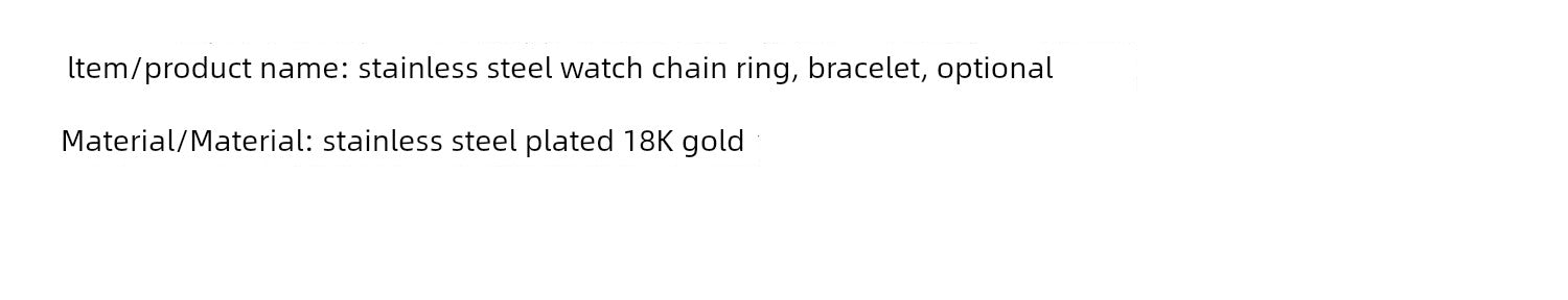 INS Street Hip-Hop Misae Same Style Stylish Minimalist Retro Titanium Steel Watch Tank Chain 18K Domineering Ring Men's Fashion Shopifynow