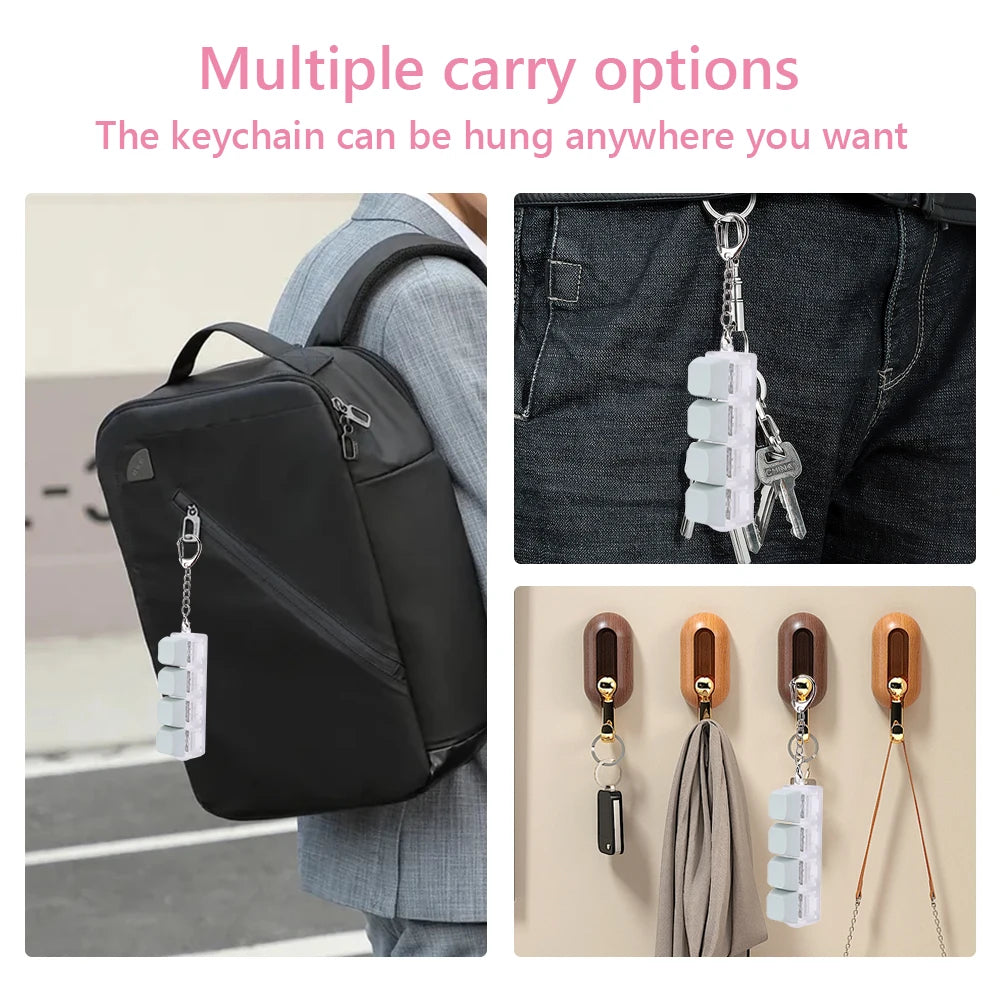 4 Keys Keyboard Keycaps Fidget Toy DIY Finger Keycaps Party Stress Relief Keyboard Caps Finger Button Fidget Decompression Toys - Shopifynow