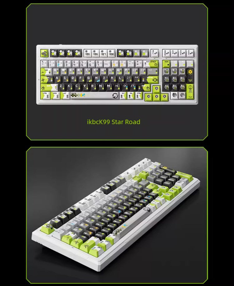 Ikbc Wireless Bluetooth Mechanical Keyboard Customized K99/K87 Three-Mode RGB Boys Only for E-Sports Game Keyboard Shopifynow