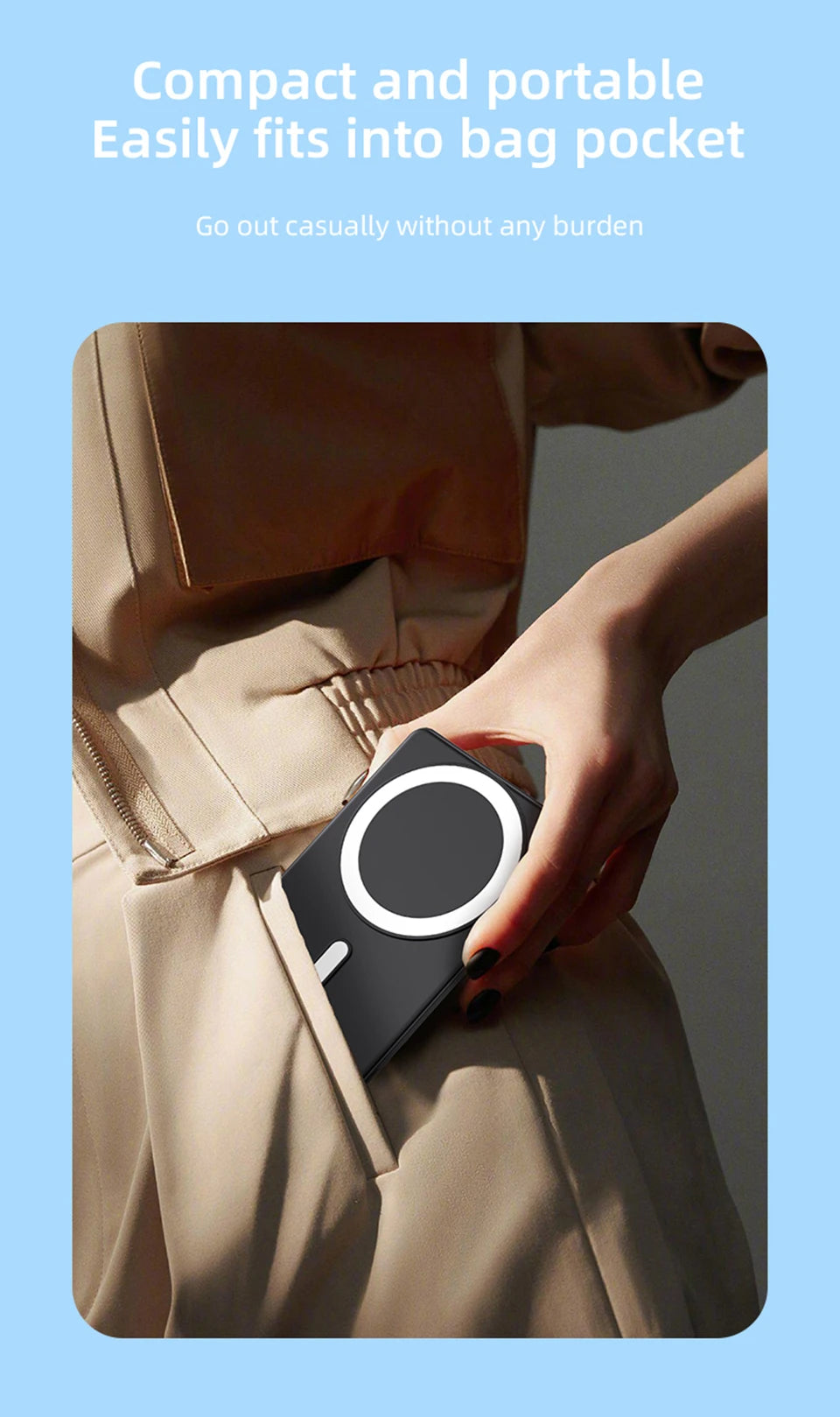 Magnetic Wireless Power Bank for Magsafe For iPhone 16 15 14 13 12 Pro Max 15W 5000mAh Portable Fast Charging External Battery Shopifynow