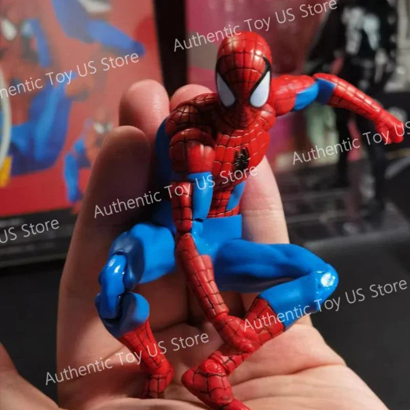 Original Ct Toys Spiderman Figure Mafex 185 The Amazing Spider-Man SHF Anime Action Figure Customized Gifts Toys Shopifynow