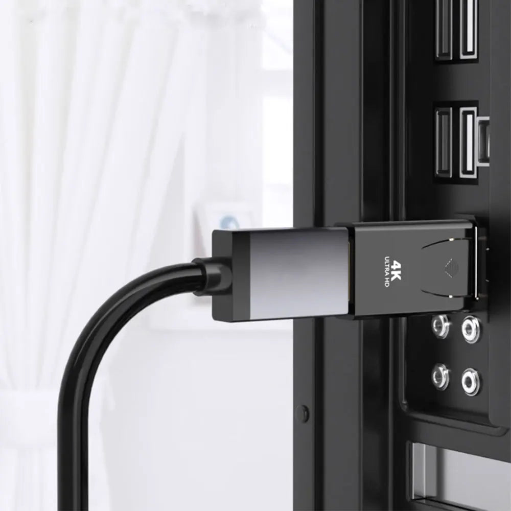 4K DP DisplayPort to HDMI-compatible Adapter Converter Display Port DP to HDMI-compatible HDTV Adapter Video Audio PC Laptop - Shopifynow