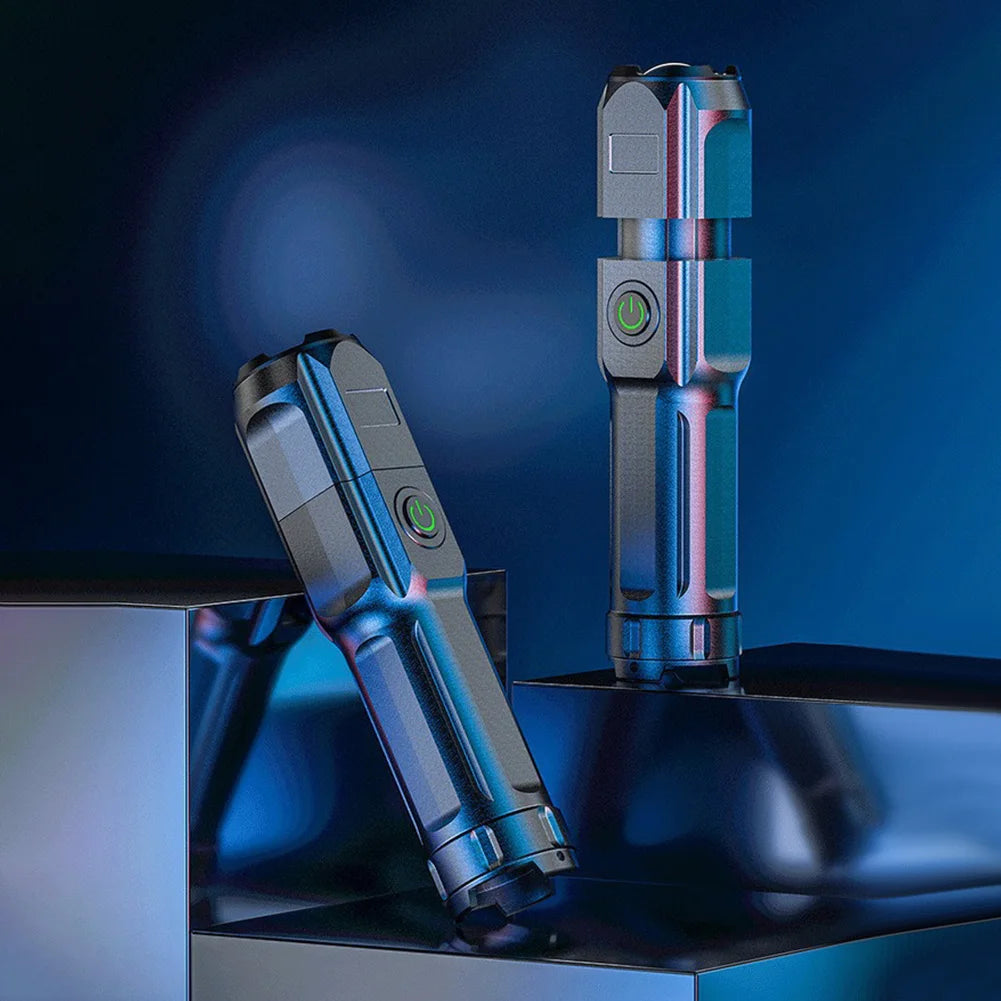 395nm Blacklight Flashlight USB Rechargeable Ultraviolet Blacklight Portable Torch Light for Pet Urine Detection Resin Curing Shopifynow