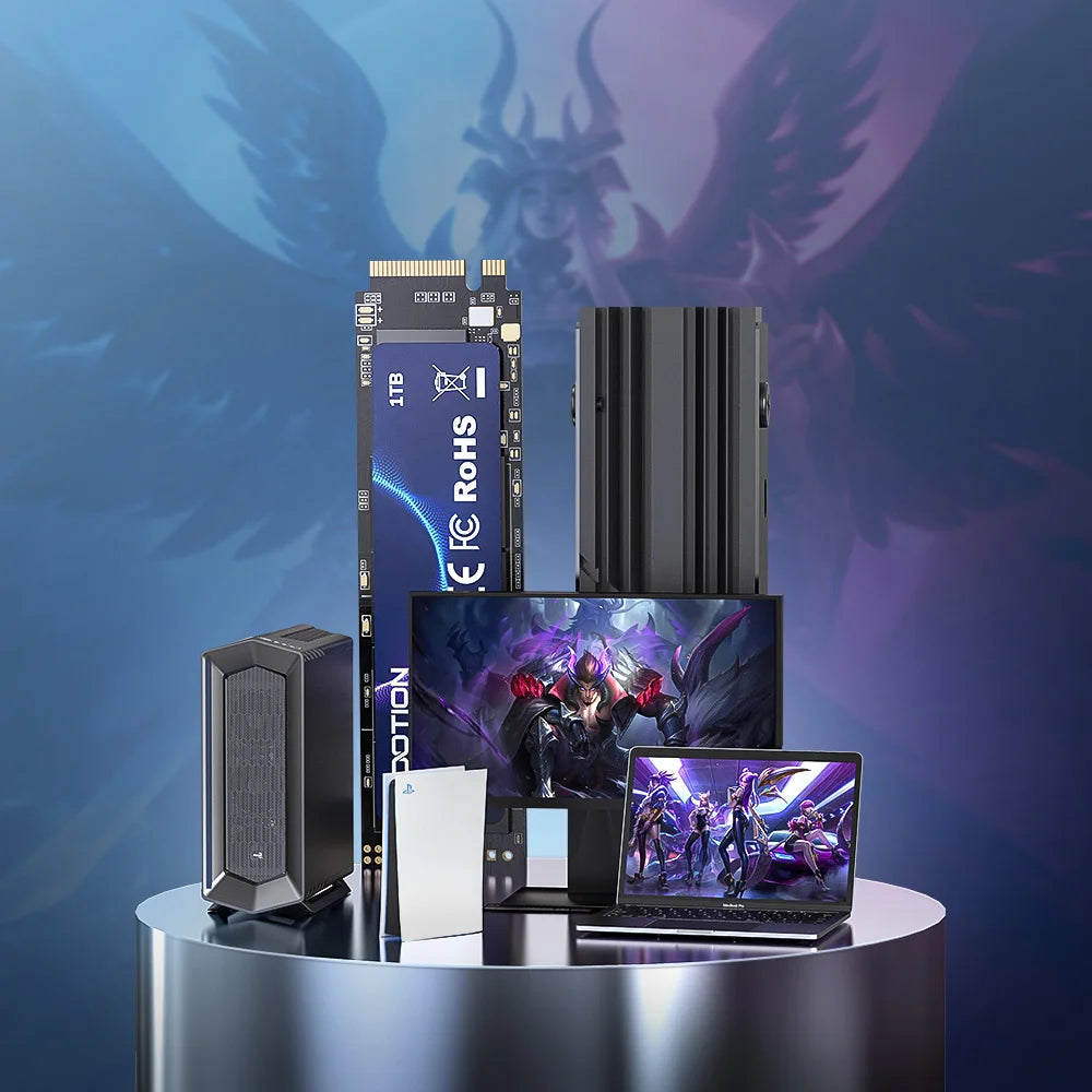 KOOTION X16Plus SSD NVMe M2 1TB 2TB 512GB Internal Solid State Hard Disk PCIe 4.0x4 2280 SSD M.2 Drive for PS5 Laptop PC - Shopifynow