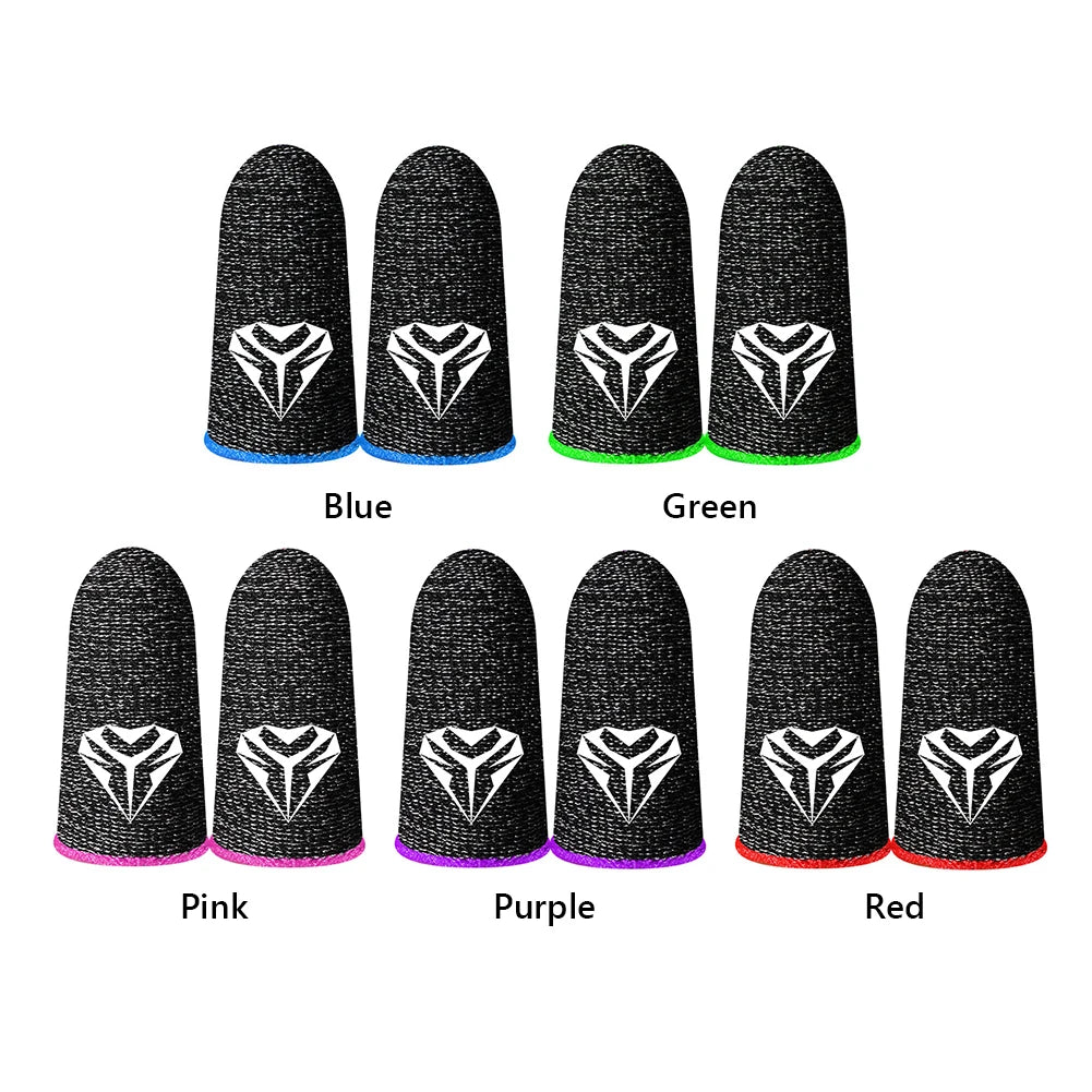 5/10Pairs Gaming Finger Sleeve Anti-slip Fingertip Cover Breathable Sweatproof Fingertips Thumb Gloves For PUBG Mobile Game Shopifynow