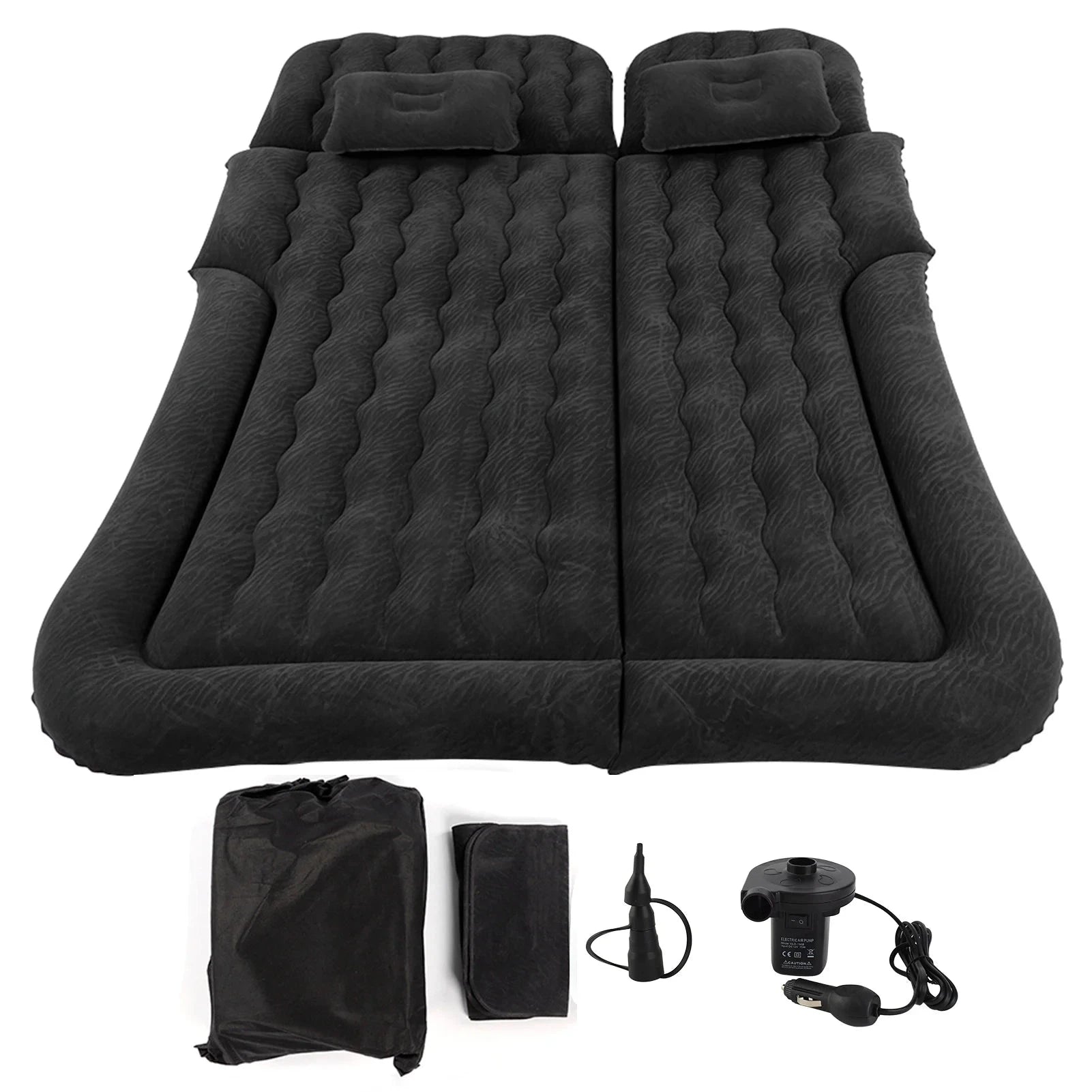 Auto Accessories Car Inflatable Bed PVC Flocking Soft Sleeping Rest Cushion Car Travel Bed for Traveling Car Family Outdoor Shopifynow