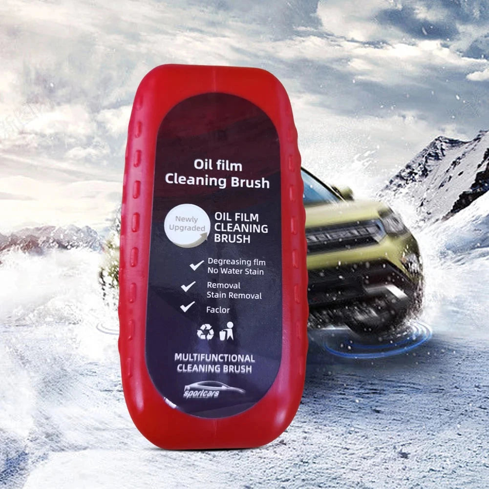 Car Glass Oil Film Remover Powerful Windshield Cleaner Car Glass Sponge Cleaning Brush Water Spots Stain Removal Auto Detailing Shopifynow