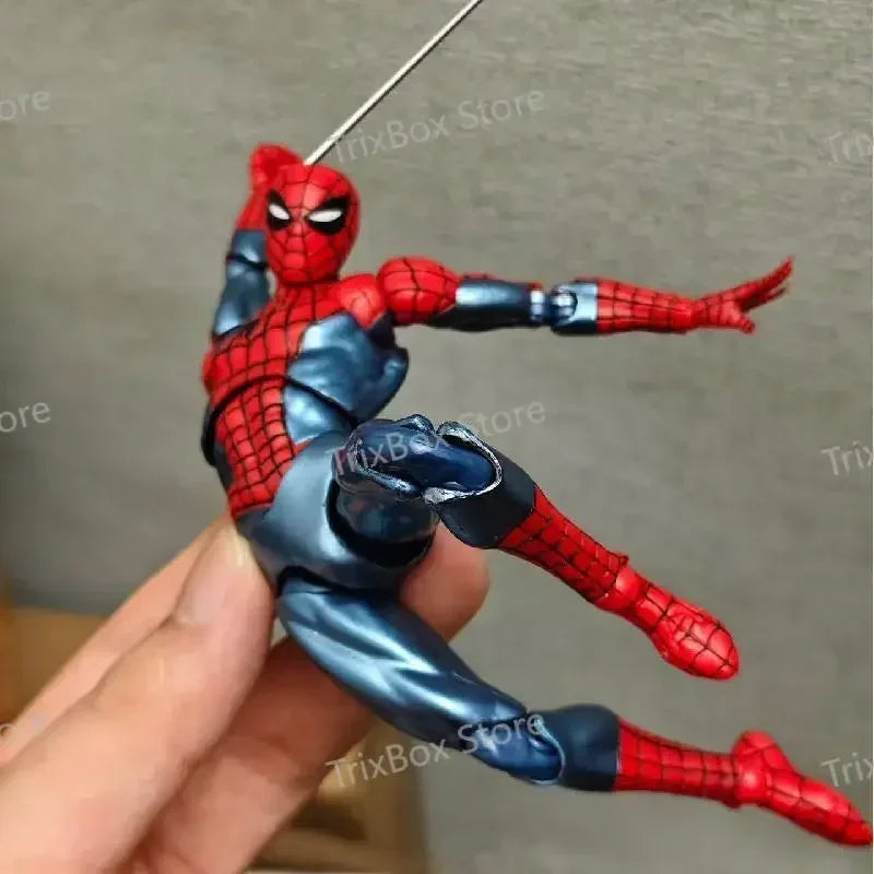2026IN stock new CT toys 16CM Mafex 075 Spiderman Action Figure Spider Man Multiple Accessories Model Doll Toys Collection Gifts Shopifynow
