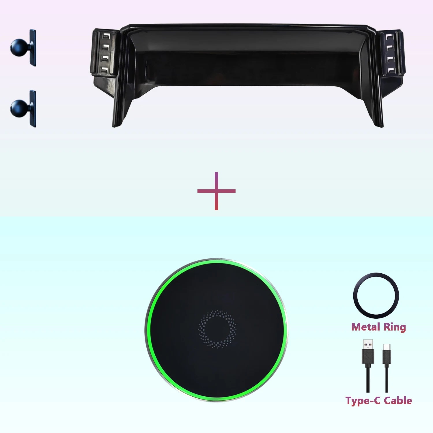 For Toyota Corolla 2019 2020 2021 2022 Phone Holder Car Double Bracket Base Magnetic MagSafe Wireless Charging Car Phone Mount