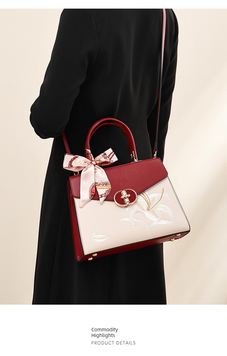 Chinese Style Mother Bag Wedding Bag Female Fancy Middle-Aged Red Wedding Bag Elegant Mother-in-Law Wedding Handbag Shopifynow
