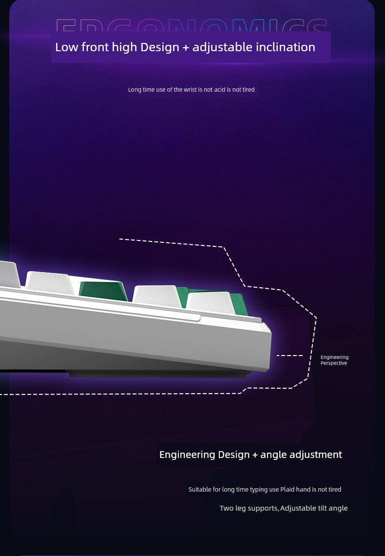 Ikbc Mechanical Keyboard K99 Non-Customized Three-Mode Bluetooth Wireless Keyboard E-Sports Games Office Keyboard Backlight Shopifynow