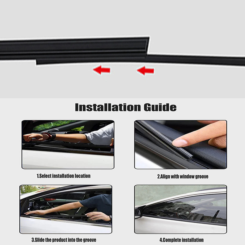 15.7" Rubber Driver Side Wiper Streak-Free Water Removal for Car Window, All-Weather Replacement Left Hand Rain Blades