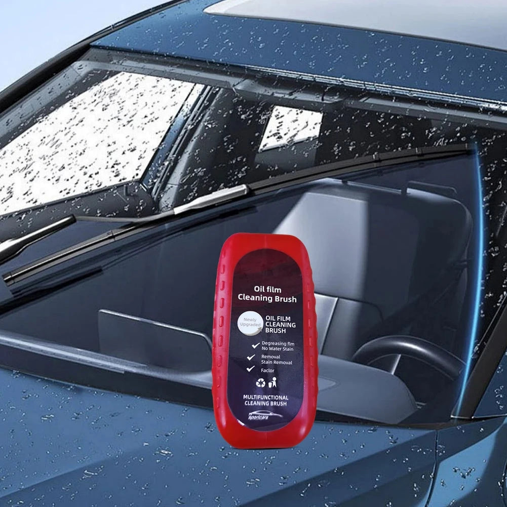 Car Glass Oil Film Remover Powerful Windshield Cleaner Car Glass Sponge Cleaning Brush Water Spots Stain Removal Auto Detailing Shopifynow