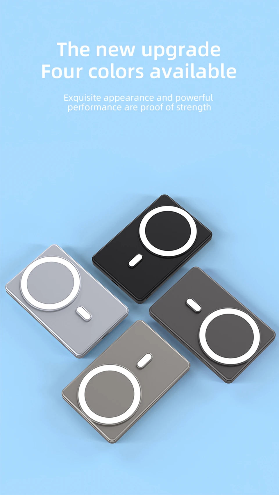 Magnetic Wireless Power Bank for Magsafe For iPhone 16 15 14 13 12 Pro Max 15W 5000mAh Portable Fast Charging External Battery Shopifynow