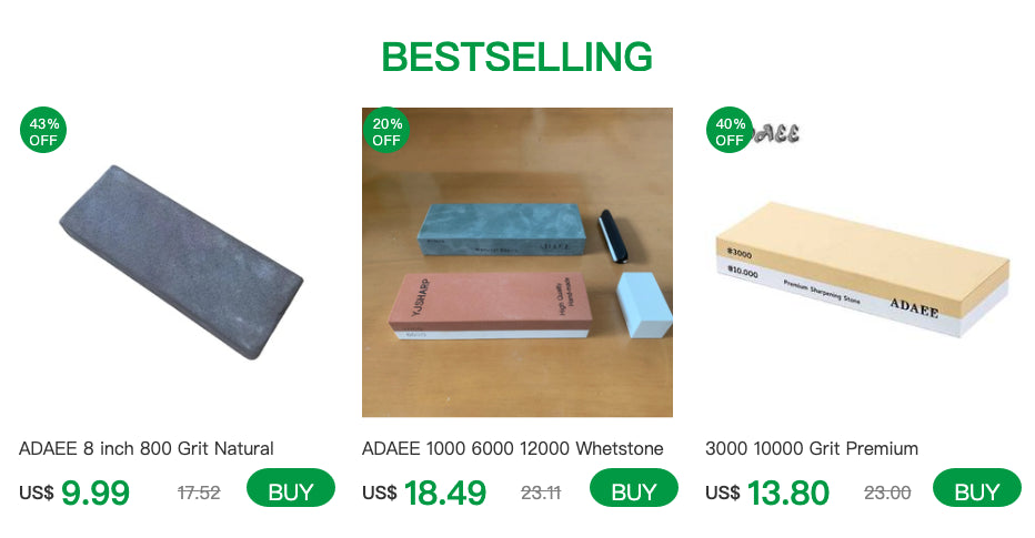 ADAEE  Natural Whetstone Knife Sharpening Stone Razor Sharpener - Shopifynow