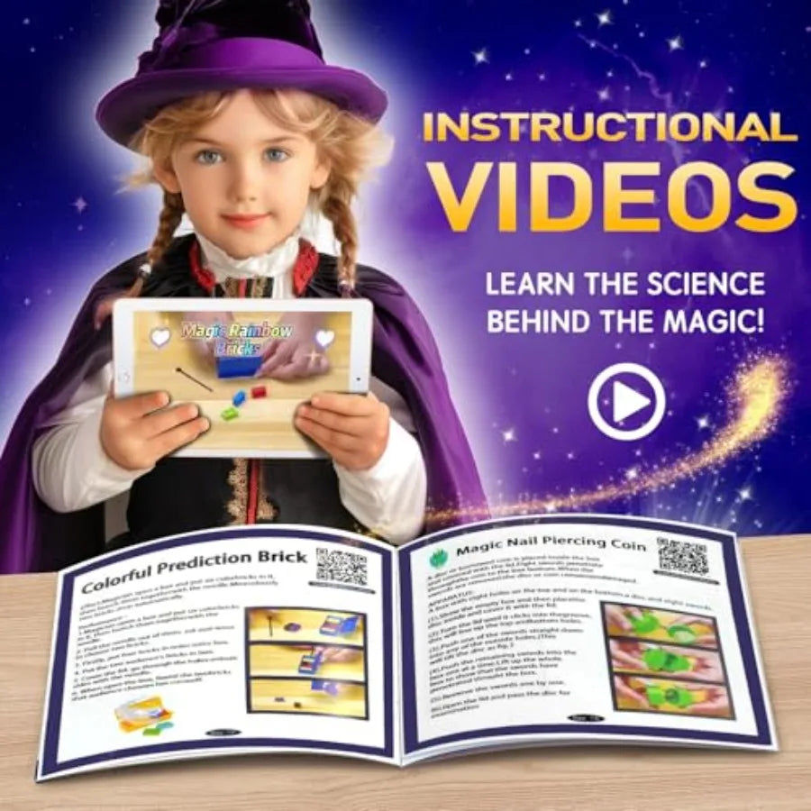 Advent Calendar 2025 Magic Set Tricks Toys for to Perform with Video STEM Gifts for 812 Age Teen Boys and Girls Christmas Gifts Shopifynow