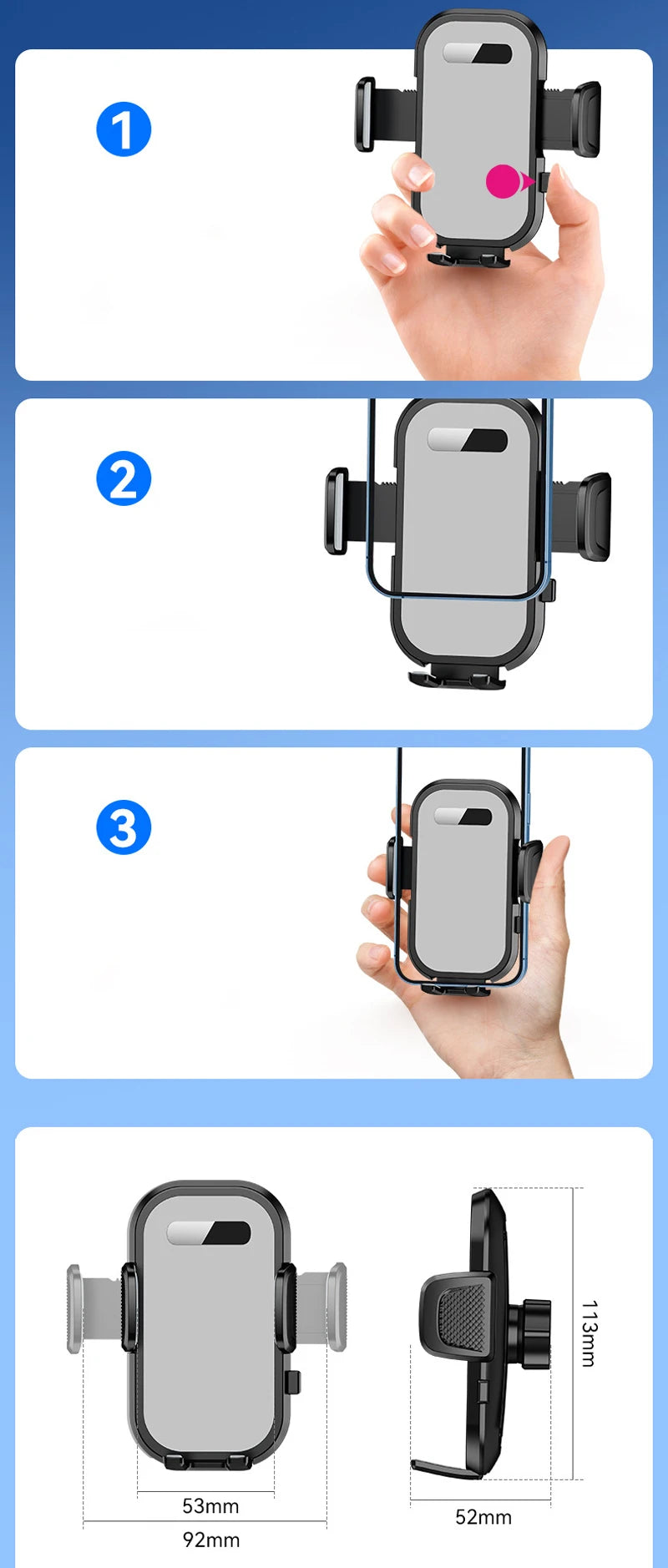 For Toyota Corolla 2019 2020 2021 2022 Phone Holder Car Double Bracket Base Magnetic MagSafe Wireless Charging Car Phone Mount
