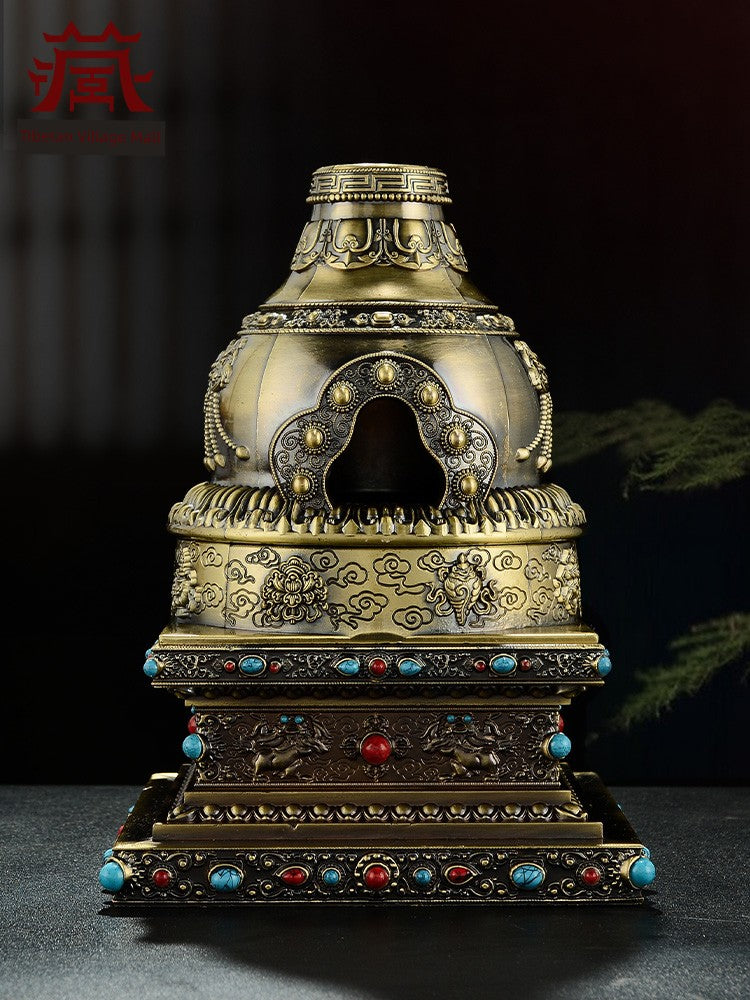 Eight Auspicious Symbols Incense Burner Food Feeding Stove Cone Incense Face Powder Medicine Aromatherapy Outdoor For Home Fire Stove Decoration Shopifynow
