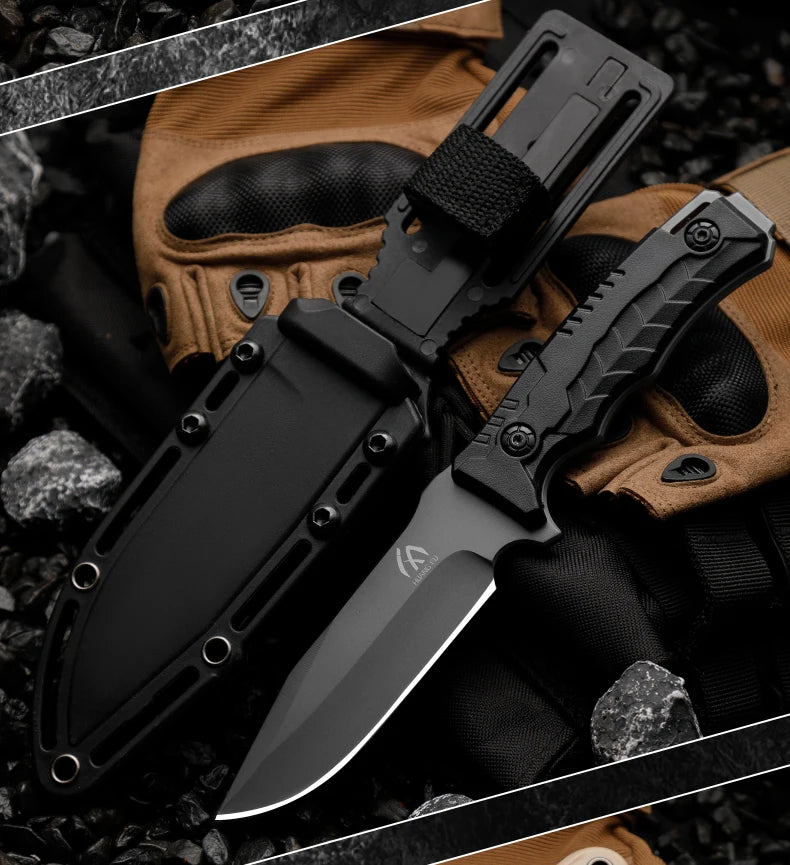 HUANGFU High quality fixed blades, outdoor straight knives, wilderness survival knives, men's knives, tactical knives Shopifynow