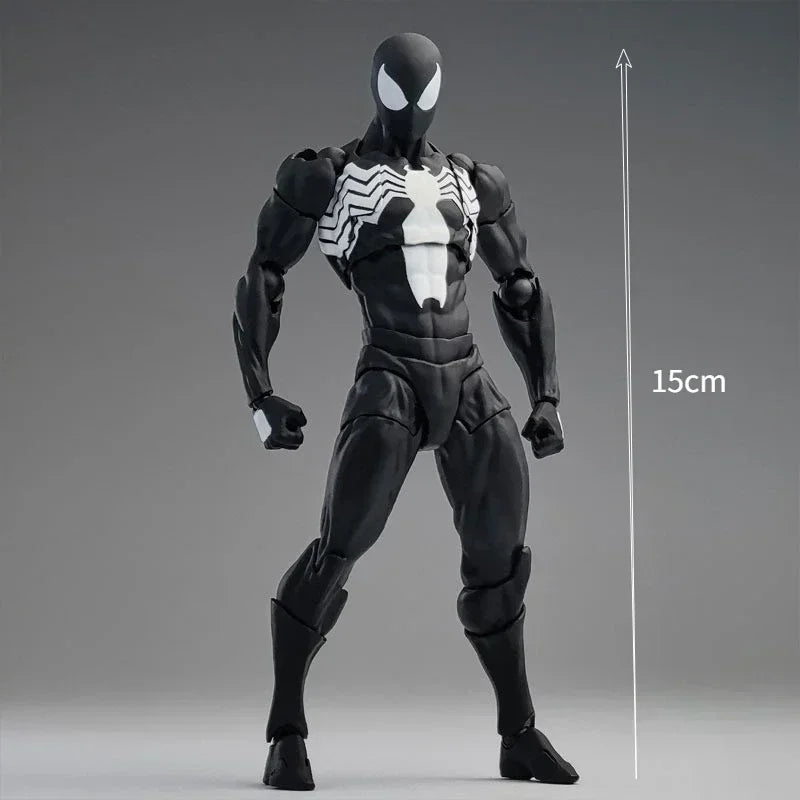100% Original Mess Toys Spider Man Symbiote Spiderman Messtoys Black Suit Neighbor Scarlet Spider Anime Action Figure Gifts Toys Shopifynow