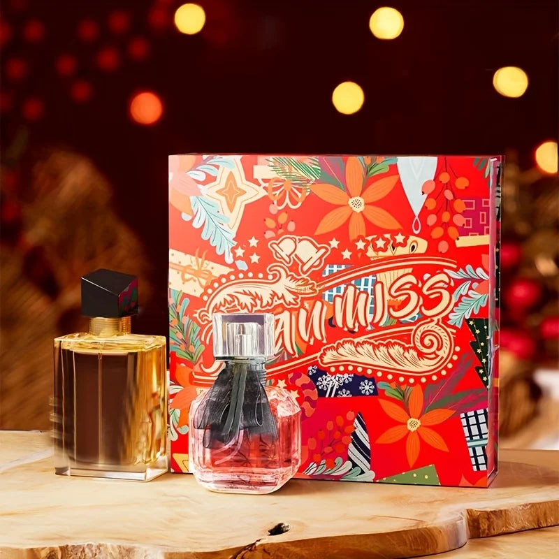 Christmas gifts Lasting Fragrance Fresh,Women's Perfume Gift Box, Unisex, Portable Travel Package, Front, Middle And Back Tones, Shopifynow