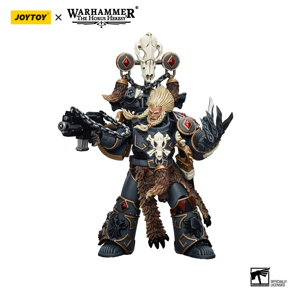 JOYTOY Warhammer 40k 1/18 Action Figures Anime 13.5cm Space Wolves Geigor Fell-Hand Collection Model Toys Shopifynow
