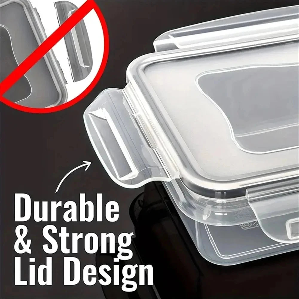 12pcs-set Food Airtight containers Lunch Boxes Set, Microwave safe BPA Free Food Grade PP Plastic Container Shopifynow