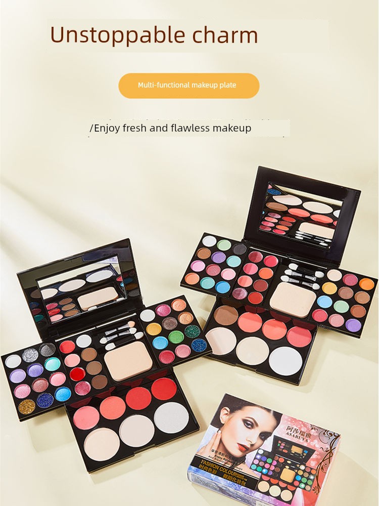 39 Colors Cosmetic Powder Box Makeup Set Complete Set Non-Toxic Stage Performance Eye Shadow Plate Kids 61 Blush Shopifynow