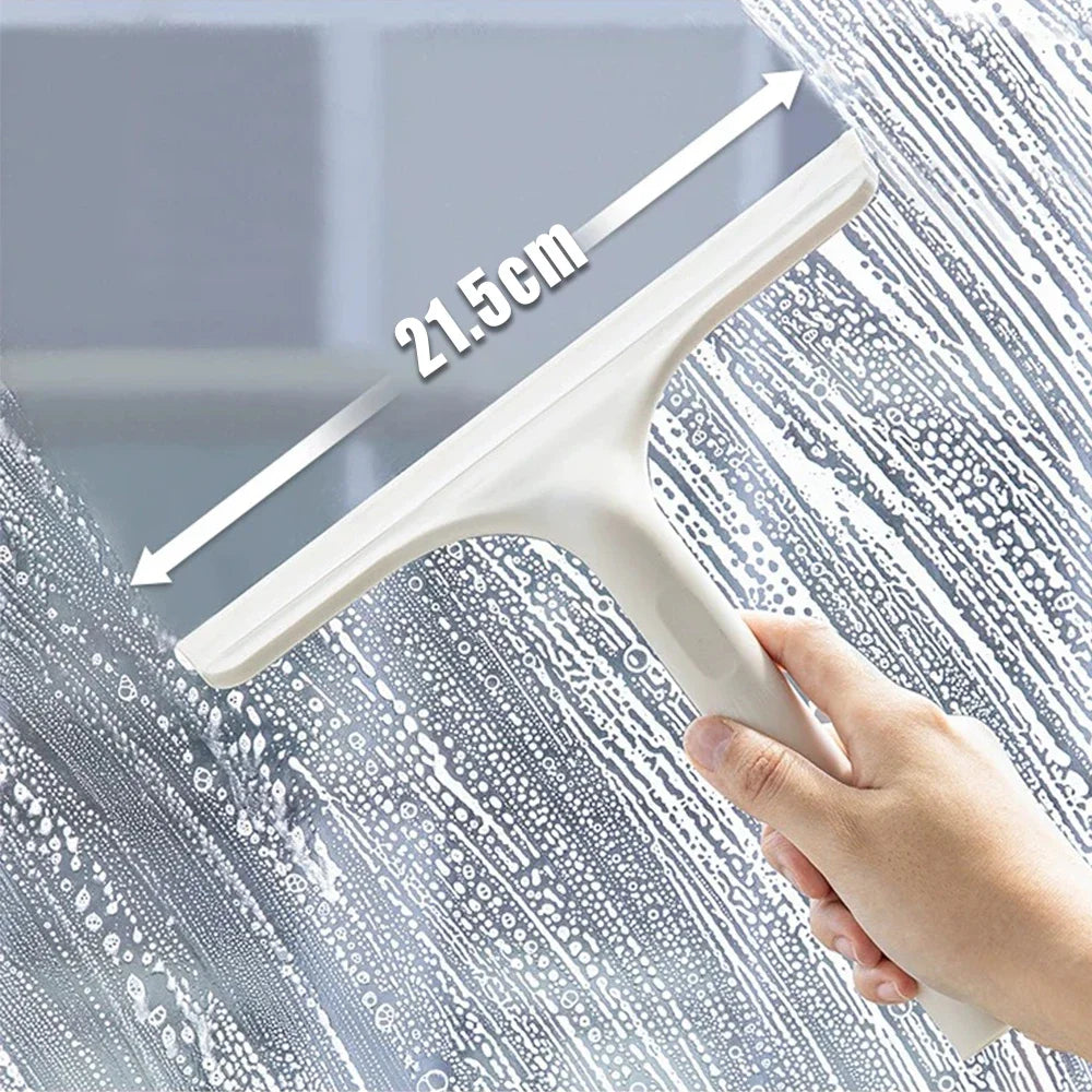 3 in 1 Window Cleaning Squeegee Multi Function Glass Mirror Wiper with Spray Bottle Microfiber Scrub Household Car Cleaner Tools Shopifynow