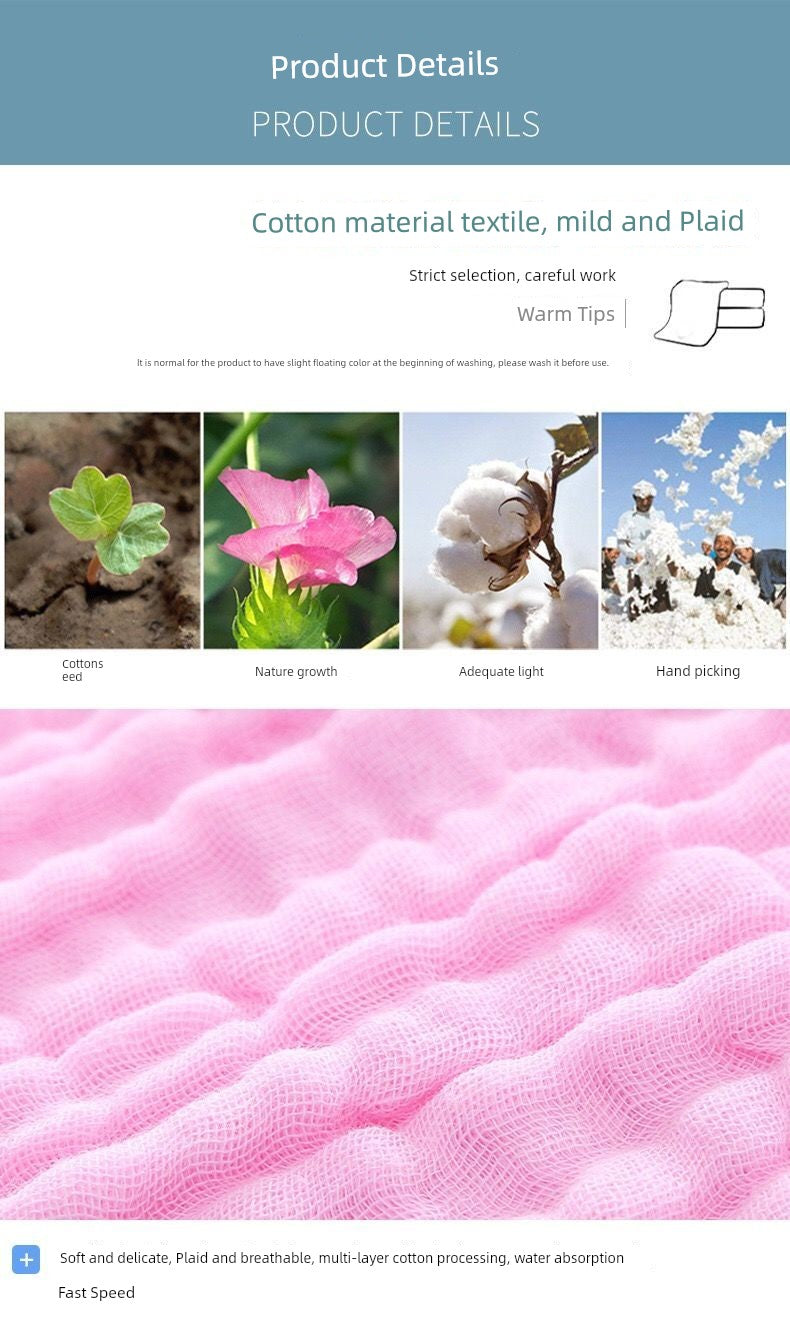 Baby Pure Cotton Gauze Towel Saliva Towel Baby Washing Face Small Square Towel Newborn Baby Child Dedicated Product Soft Bath Towel Shopifynow