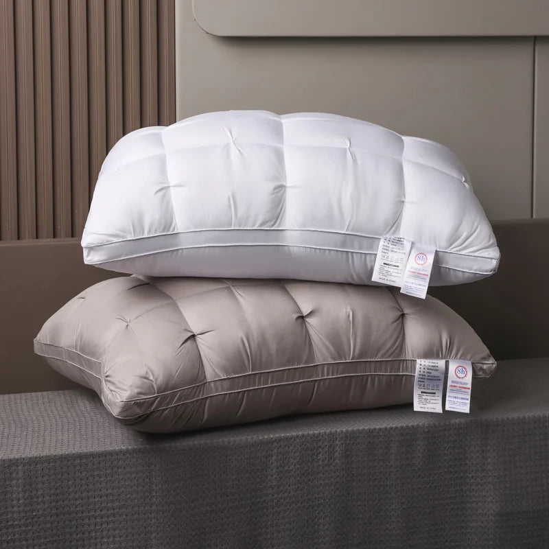 Luxurious 5-Star Hotel Quality Pillow 990g 20x30 Inches Deep Sleep Neck Support Non-Collapse High Pillow Core For All Seasons Shopifynow
